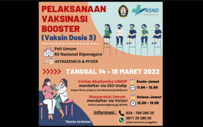 Informasi Pelaksanaan Vaksinasi Booster UNDIP