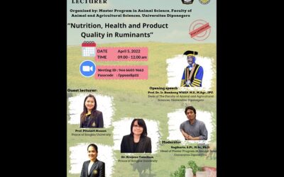 International Guest Lecture FPP UNDIP Bertema “Nutrition, Health and Product Quality in Ruminants”