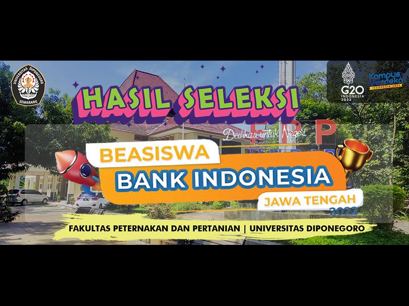 HASIL SELEKSI BEASISWA BANK INDONESIA TAHUN 2022