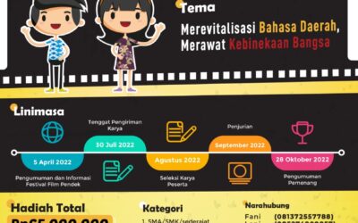 Ikutilah Festival Film Pendek Berbahasa Daerah 2022 Oleh Badan Bahasa Kemendikbud Dengan Total Hadiah 65 Juta