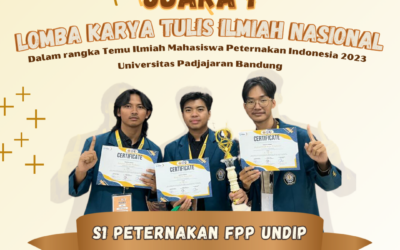 Mahasiswa Peternakan Undip Raih Juara 1 LKTI Nasional di Unpad