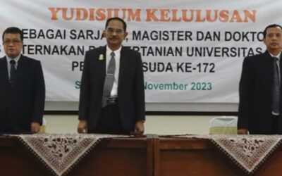 Yudisium Fakultas Peternakan dan Pertanian ke-172