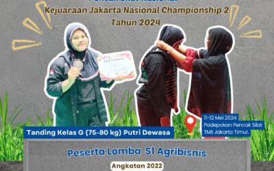 Mahasiswi Agribisnis FPP Undip Raih Juara dalam Kejuaraan Jakarta Nasional Championship 2024