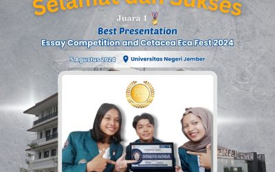 Delegasi S1 Peternakan Raih Juara 1 Best Presentation Cecatea Eca Fest 2024 di Uned