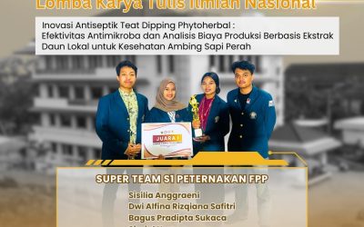 Mahasiswa FPP UNDIP Raih Juara I Lomba Karya Tulis Ilmiah Nasional di Universitas Hasanuddin