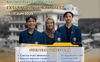 Mahasiswi FPP Undip Raih Juara II dalam EXSUM FAIR VOL.3 X B-FEST 2025