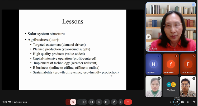 UNDIP Presents Professor from National Taiwan University (NTU) to Discuss Agribusiness and Commodity Markets in Asia