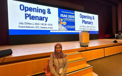 UNDIP Researcher Represents Indonesia at Prestigious ISAG 2025 Conference
