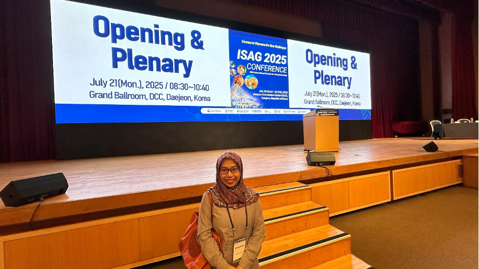 UNDIP Researcher Represents Indonesia at Prestigious ISAG 2025 Conference
